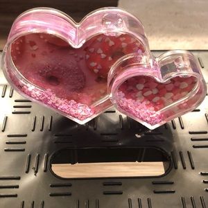 ❤️💗Super Cute Paper Weight or Just a cute Art Heart piece😎 with Glitter😊